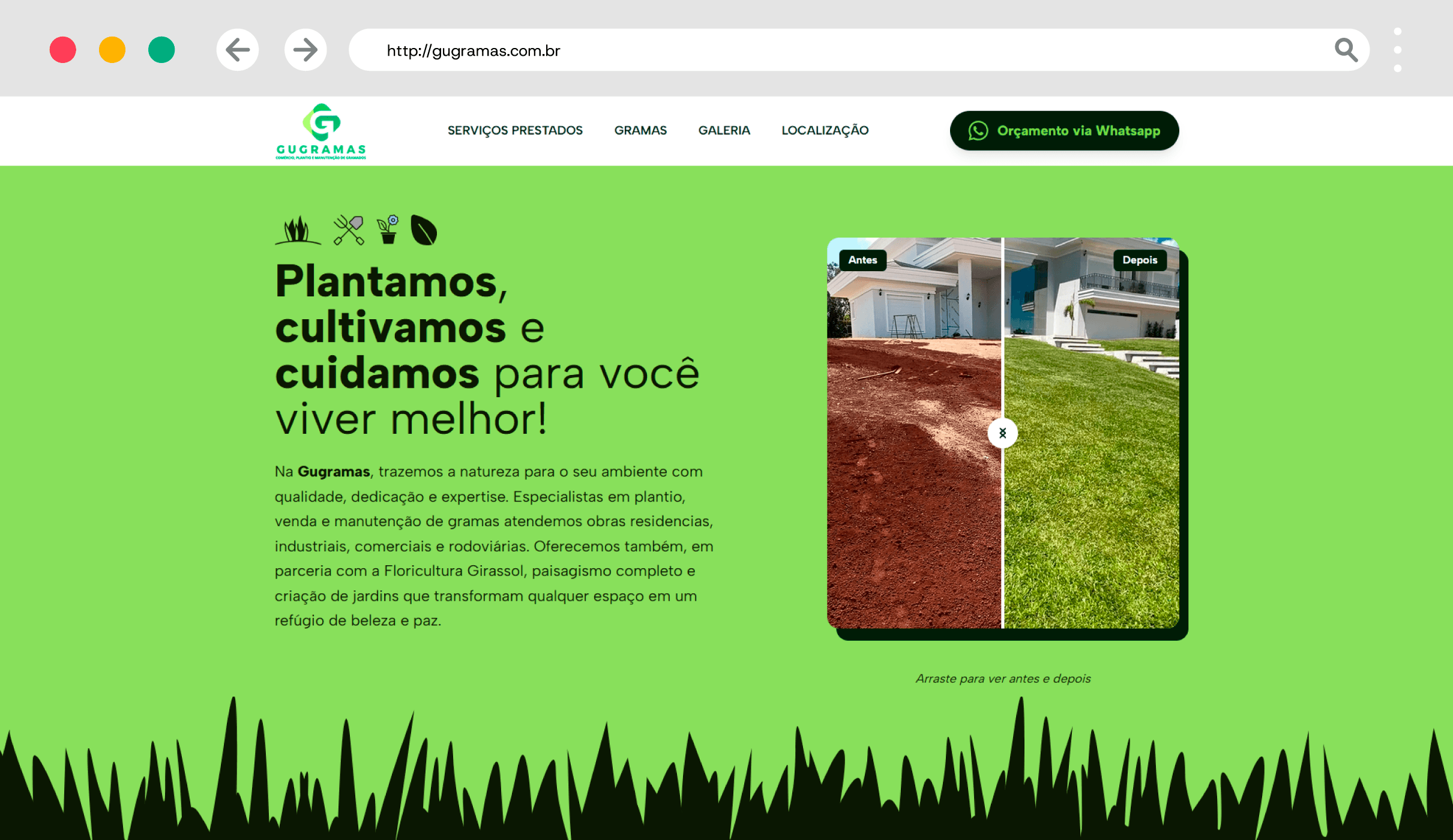 Gugramas — versão desktop